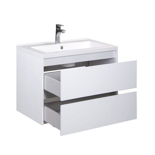 Тумба подвесная Мойдодыр Marko 60-A с умывальником Cosmopolitan 60