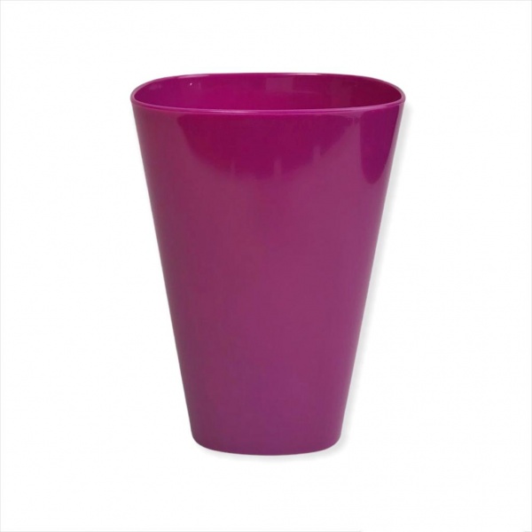 Кашпо для орхидей Оранжерея КАМБРИ 133 мм фуксия квадратный 