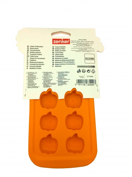 Форма для цукерок Гарбуз 21,5х11х3 см 683240 Fackelmann