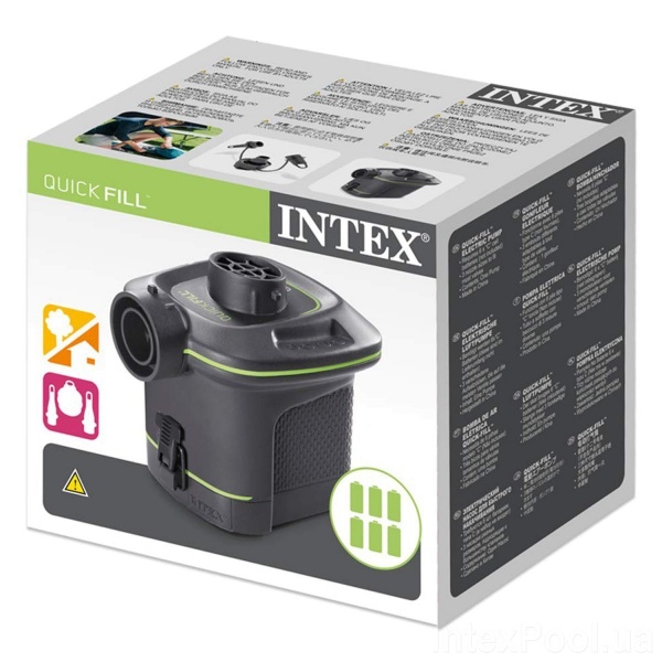 Насос Intex арт. 66638 Quick-Fill на батарейках