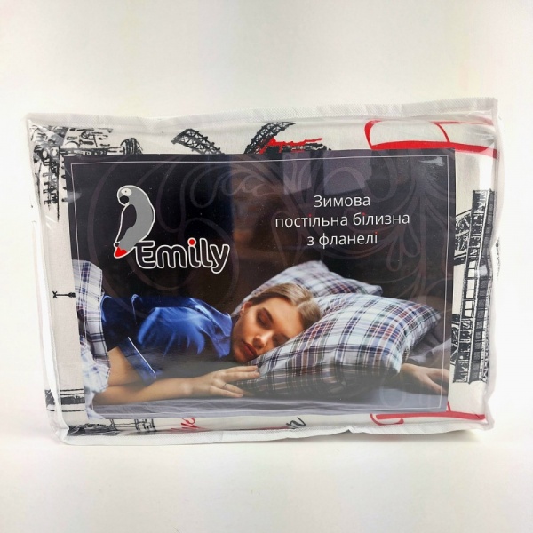 Комплект постільної білизни Paris 2.0 різнокольоровий принт SoundSleep 