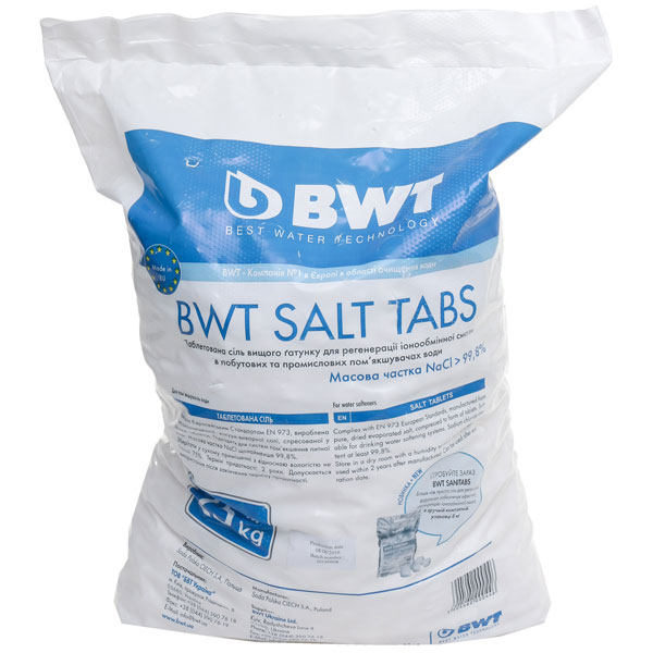 Сіль таблетована BWT PERLA TABS 25 КГ