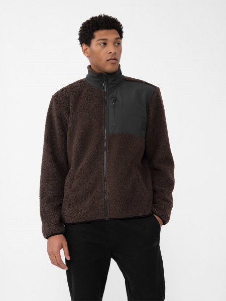 Джемпер 4F FLEECE M116 4FAW23TFLEM116-80S р.M коричневый