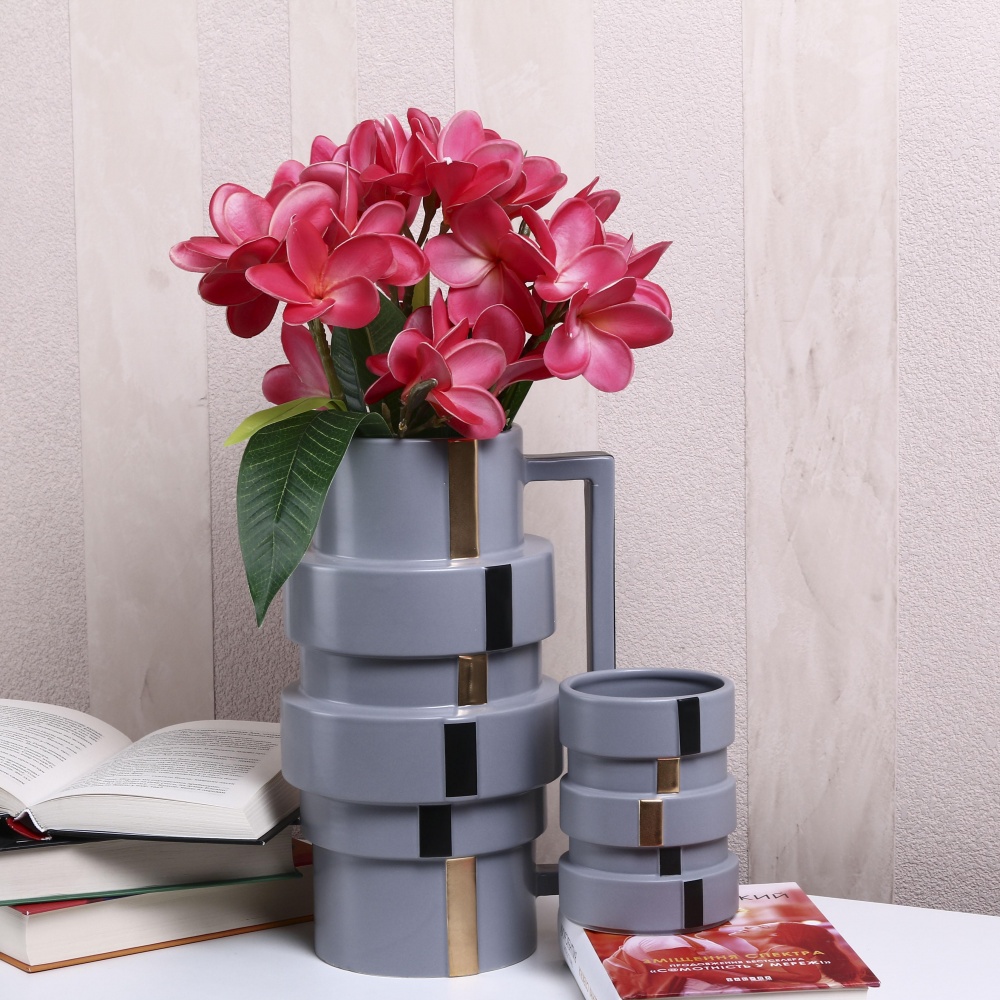 Ваза Inari Catalina 30,5 см серая K16722