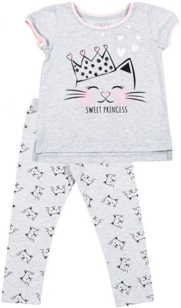 Комплект дитячого одягу Фламінго Котики р.104 сірий 935-428-4 