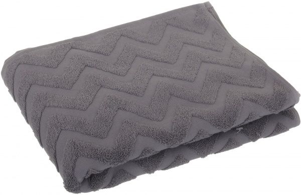 Рушник Zigzag 70x140 см сірий ABC 
