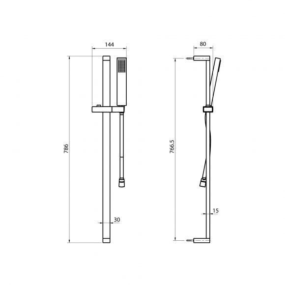Душевой набор Koller Pool Neon (NNSR01) 