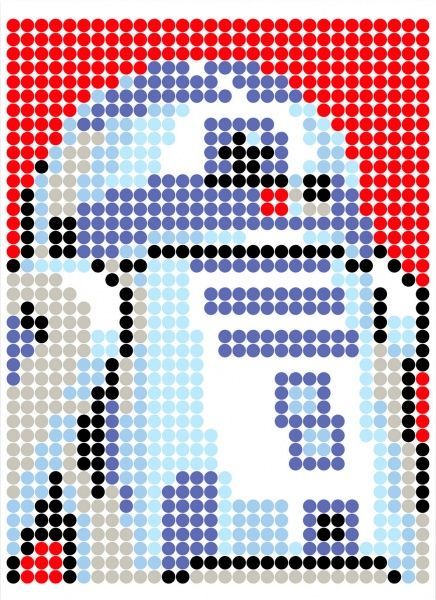 Набор наклеек Умняшка Картина по номерам стикерами