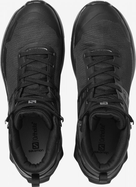 Ботинки Salomon X RAISE MID GTX Bk/Bk/Quiet Shad L41095700 р. US 10,5 черный
