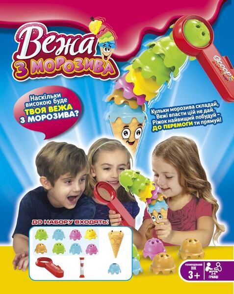 Игра настольная Kingso Башня из мороженого JT007-101