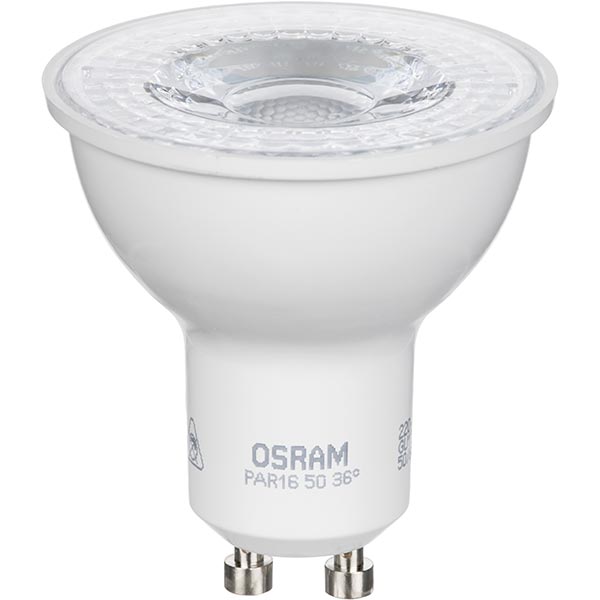 Лампа светодиодная Osram LS PAR 4,8 Вт прозрачная GU10 220 В 4000 К 4052899971721 