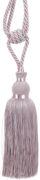 Подхват для штор 2019-54-K-122 розовый/серый Majestic