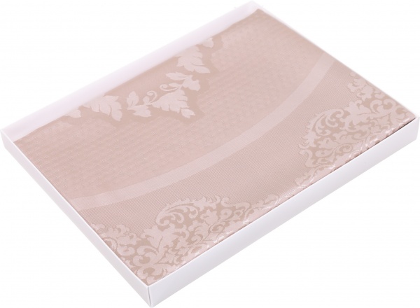 Скатерть Caramel кругло d160 бежевый Karna 