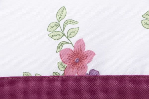 Скатерть Бордо с кантом 150x150 см белый 