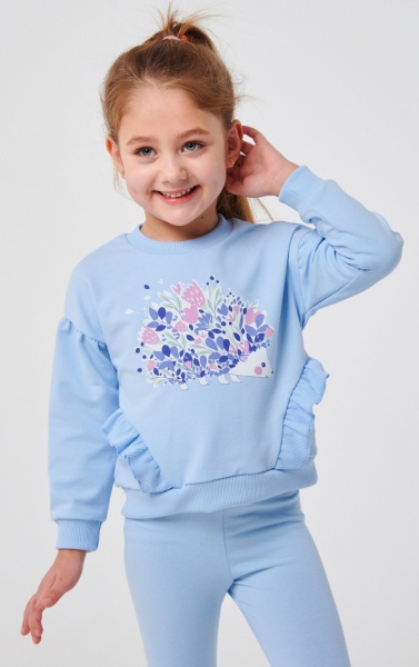 Джемпер для дівчинки Smil р.104 блакитний 116554 