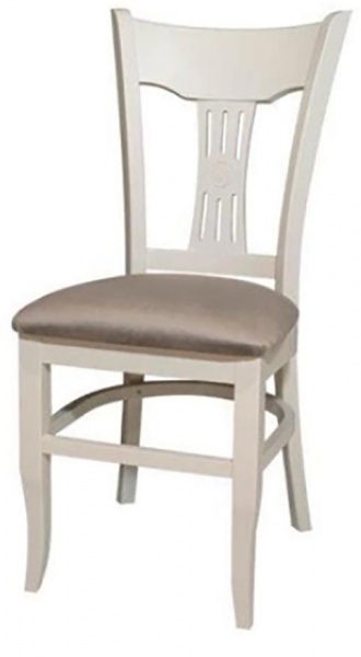 Стул Prestol Сильва 560х470х940 мм серый / белый