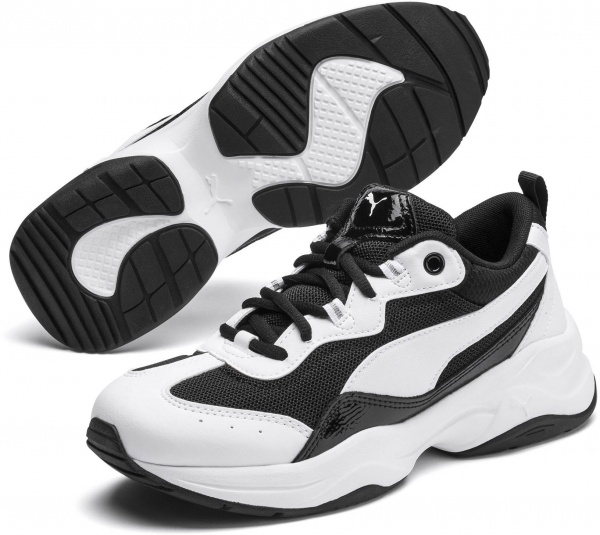 Кроссовки Puma Cilia Patent SL 37250003 р.UK 4,5 черно-белый
