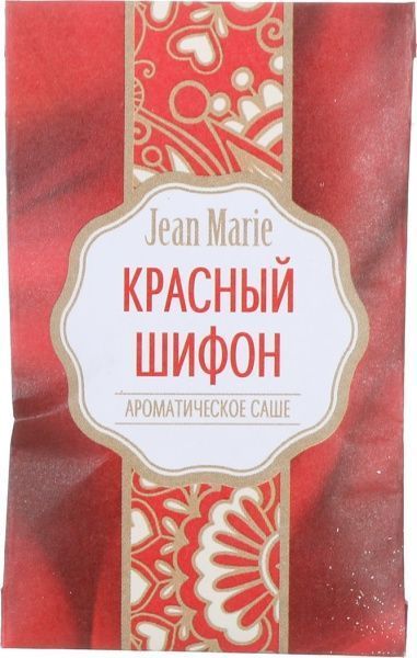 Ароматическое саше Красный шифон 8х5 см красный 