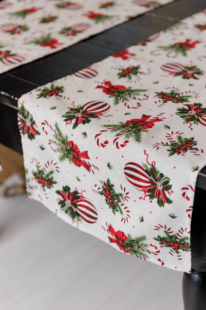 Раннер STRIPE BALLS 40x136 см Прованс