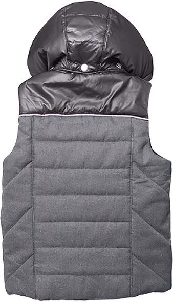 Жилет Модний Карапуз утепленный р.122 серый с черным 03-00789-0 