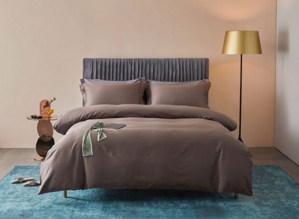 Комплект постельного белья Mono семейный коричневый 