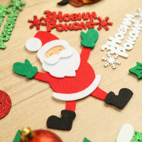 Декоративное изделие Санта 10 см 2 шт. 125149 Діамантові ручки