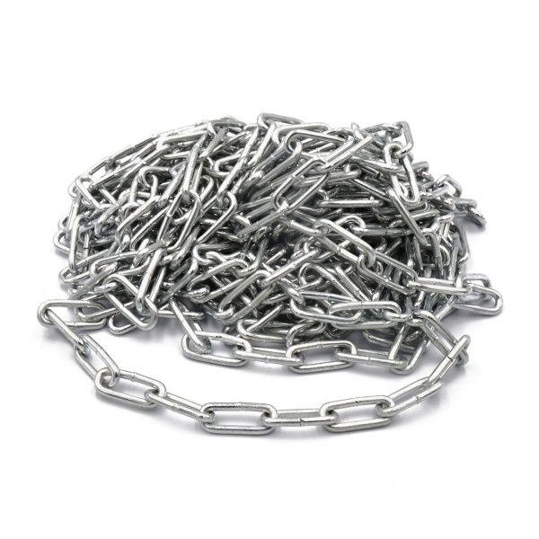 Ланцюг коротколанковий 2 мм 2,5 м оцинкований DIN 5685 А