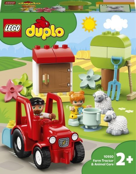 Конструктор LEGO DUPLO Сільськогосподарський трактор і догляд за тваринами 10950