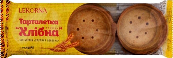 Тарталетка ЛЕКОРНА Хлібна 70г (4820143331191)