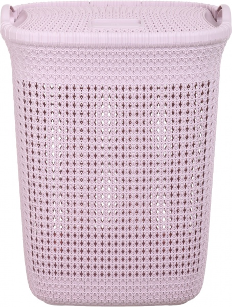 Кошик для білизни RIO KNIT 65 л 439х357х583 мм пудровий 