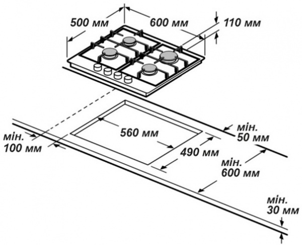 Варочная поверхность Grunhelm GPG 6325 IF