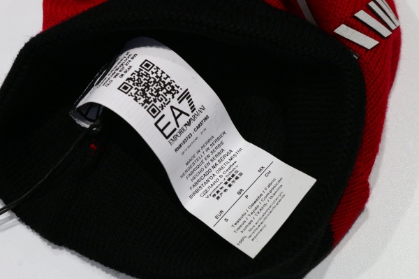 Шапка EA7 274981-2F301-31474 р.S красный