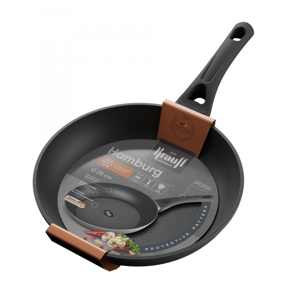 Сковорода с крышкой 28 см Hamburg 25-45-143 Krauff