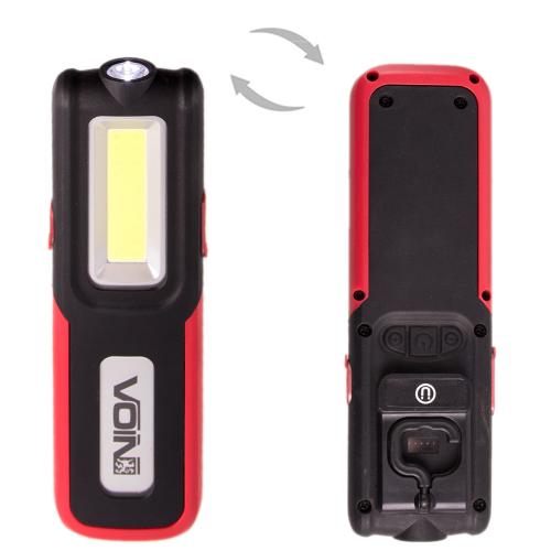 Светодиодный фонарик Voin красный VL-109