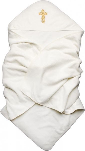 Крыжма Модний Карапуз р.566268707480 95х95 молочный 03-00300-1 