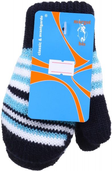 Рукавички ДАЙС Kakadu р.від народження синій із чорним 13830200 