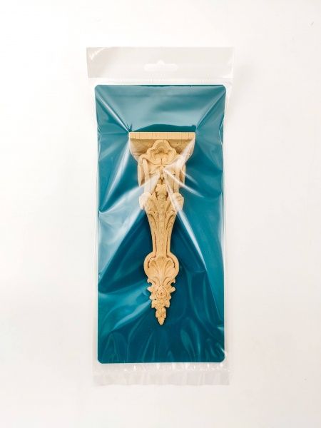 Декоративна панель дерев'яна капітель 1 шт., CB.06.70 62х179x25 мм 