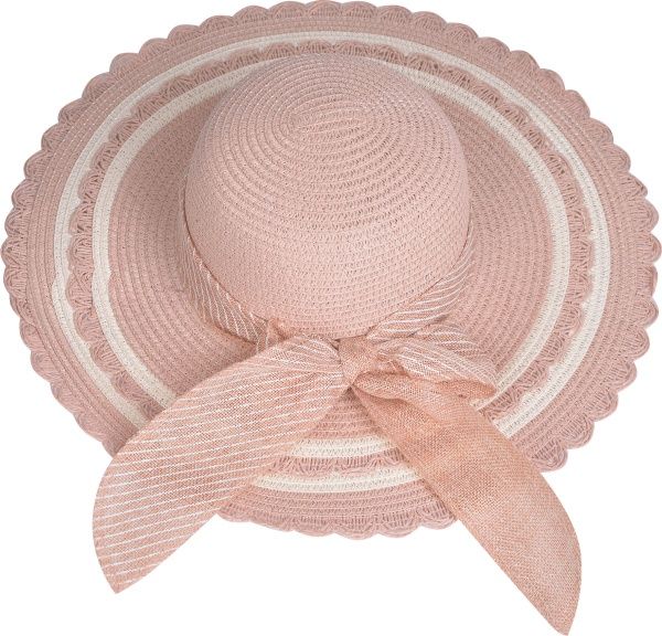 Капелюх Luna із середніми полями Полі one size рожевий