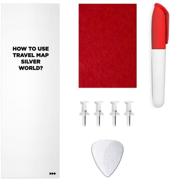 Скретч-карта мира 