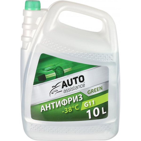 Антифриз Auto Assistance G11 10л зеленый 