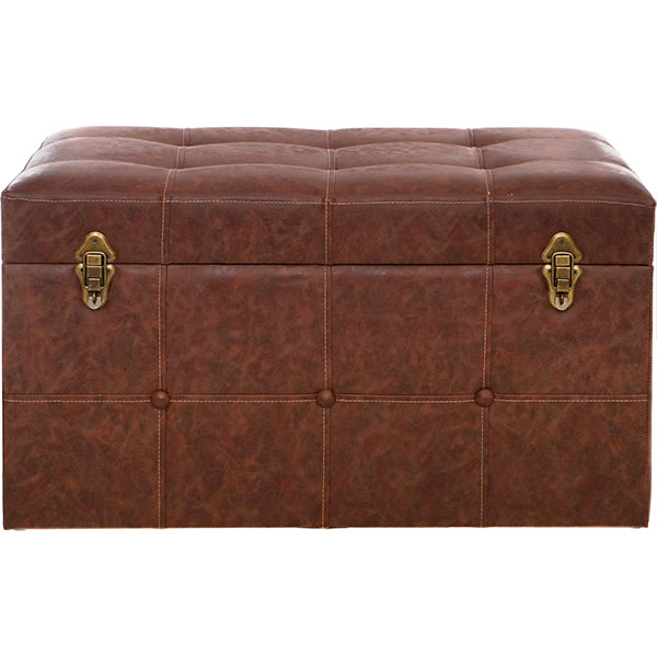 Сундук-пуф Teddy коричневый 50x30x33 см