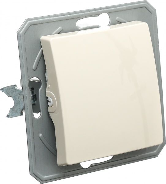 Переключатель перекрестный одноклавишный TEM Ekonomik без подсветки 10 А 250В слоновая кость SE70IWXO-U