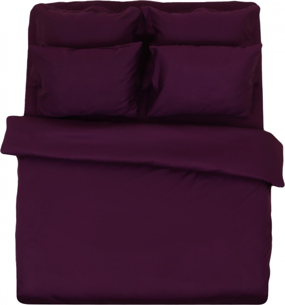Комплект постільної білизни Mishalle євро фіолетовий Ideal 