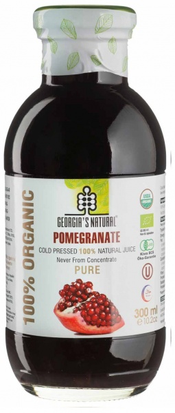 Сок Georgias Natural Органический гранат 0,3 л 