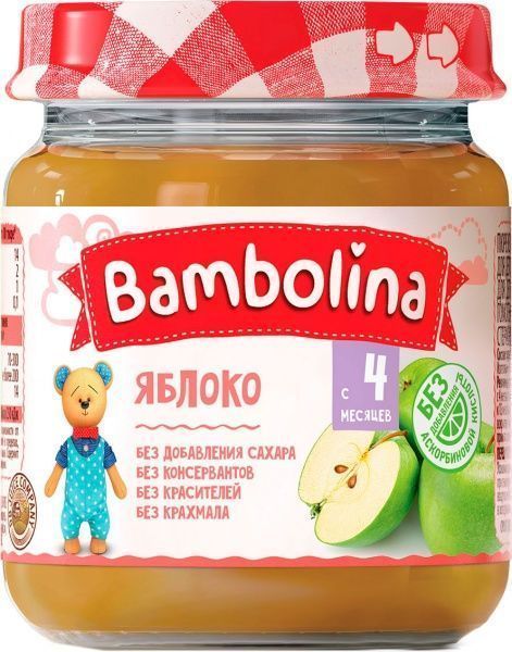 Пюре Bambolina Яблуко 100 г 4813163001946 