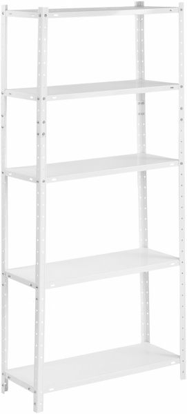 Стелаж металевий СПУ-2 1700x750x300 мм білий 