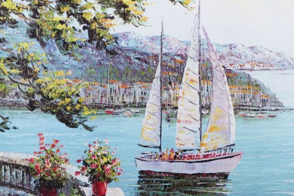 Репродукция Современный город 28-23 28x28 см 