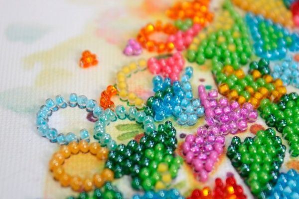 Набор для вышивания бисером Сердце праздника 150х150 мм Абрис Арт