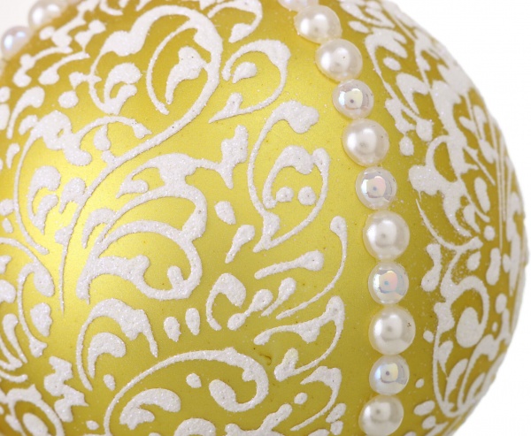 Шар новогодний Элит d 100 мм в ассортименте