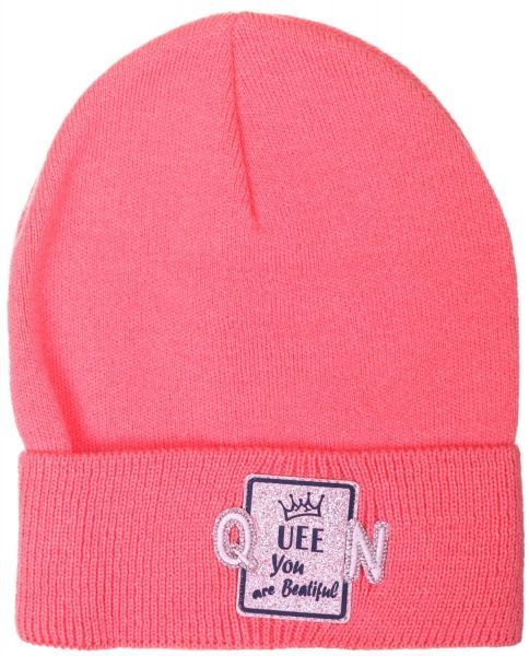 Шапочка дитяча для дівчинки Kraft+ 9548 р.52-54 персик 